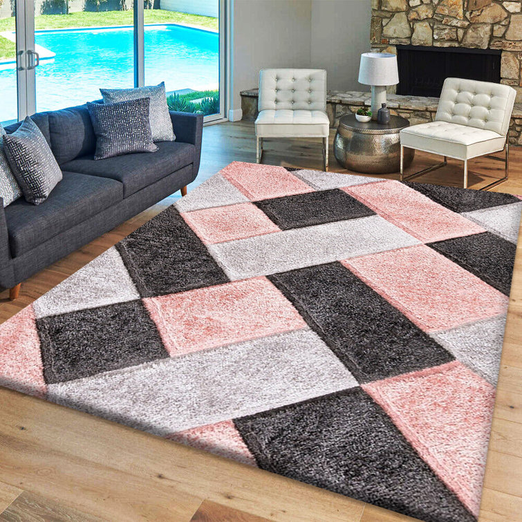 BEACHSIDE HOME DECORE LTD Orion Soft Pink Rug Wayfair.co.uk